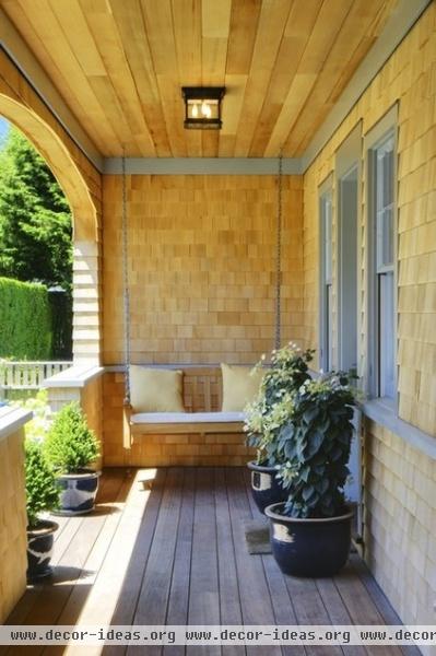 traditional porch by Shelter 7