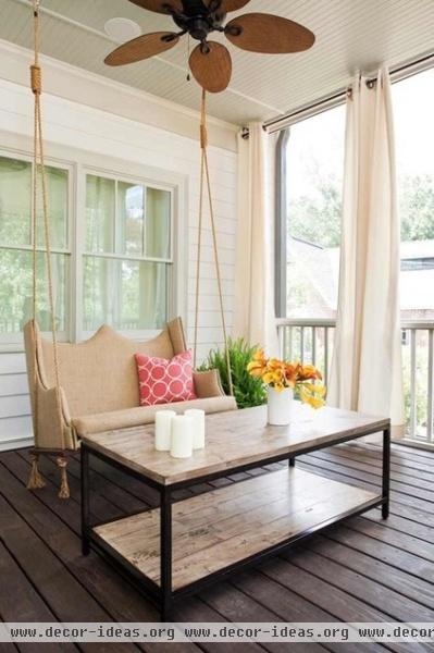 contemporary porch by TerraCotta Properties