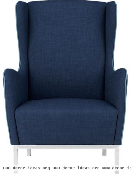 contemporary armchairs by CB2
