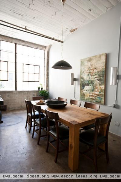 contemporary dining room by Chris A. Dorsey