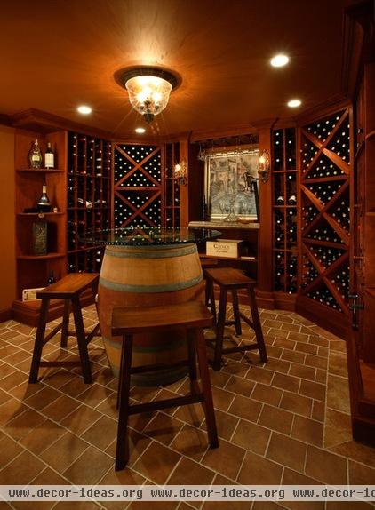 contemporary wine cellar by Anthony Albert Studios