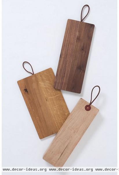 traditional knives and chopping boards by Anthropologie