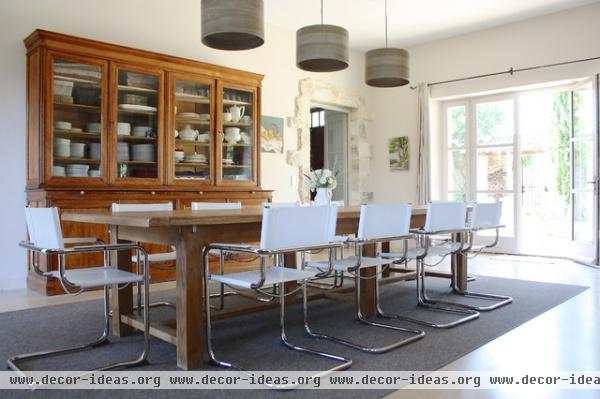 contemporary dining room by Holly Marder