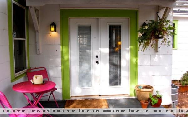 eclectic porch by Corynne Pless