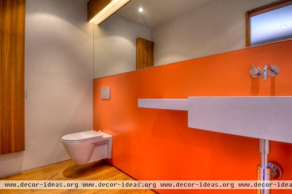 modern bathroom by Bertram Architects