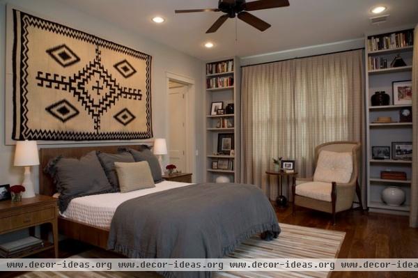 contemporary bedroom by Laura Roberts Design