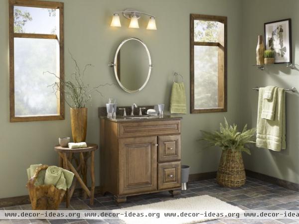 Nature-Inspired Bathroom with Mixed Materials - tropical - bathroom - other metro Nature-Inspired Bathroom with Mixed Materials - tropical - bathroom - other metro