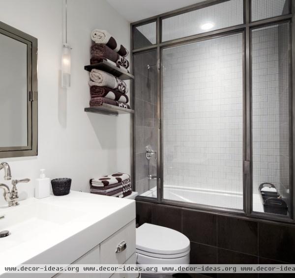 Hudson Loft, NYC - modern - bathroom - new york Hudson Loft, NYC - modern - bathroom - new york
