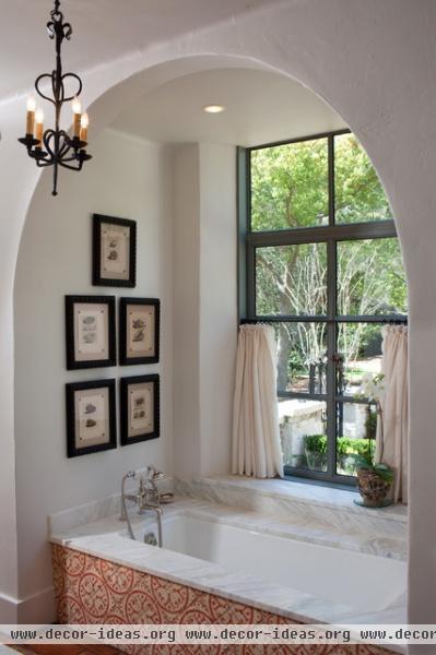 Private Residence / Saint Simons Island, GA - mediterranean - bathroom - other metro Private Residence / Saint Simons Island, GA - mediterranean - bathroom - other metro