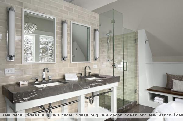 Calm, Cool, Collected Bath - contemporary - bathroom - minneapolis Calm, Cool, Collected Bath - contemporary - bathroom - minneapolis