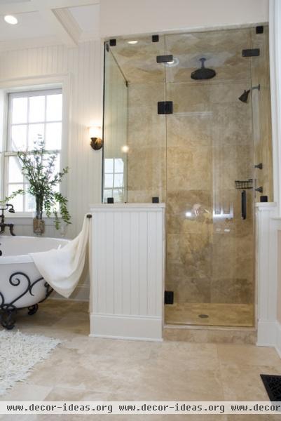 A Great Place to Pamper Yourself - mediterranean - bathroom - huntington A Great Place to Pamper Yourself - mediterranean - bathroom - huntington