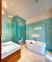 Private Residence Casey Key 2 - modern - bathroom - tampa