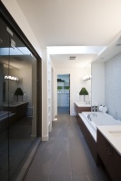 Piano White - contemporary - bathroom - calgary