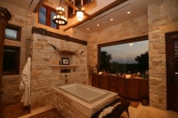 flat rock creek ranch - eclectic - bathroom - dallas