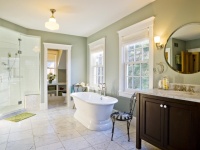 Farmhouse Revival - traditional - bathroom - burlington