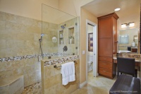 Dramatic Master Bath & Fireplace Remodel University City - contemporary - bathroom - san diego