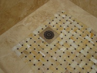 Travertine and Onyx Bath - asian - bathroom - los angeles
