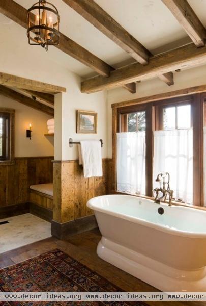 Great Point Lodge - traditional - bathroom - jackson