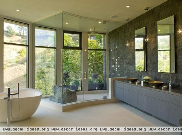 Hollywood Hills - contemporary - bathroom - los angeles