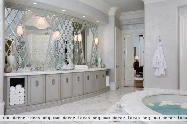 Atlanta/Buckhead Christmas Showhouse Interior - contemporary - bathroom - atlanta