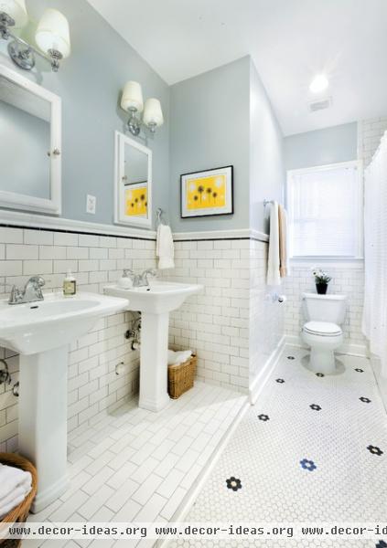 1930s bathroom updated for 21st century - traditional - bathroom - austin