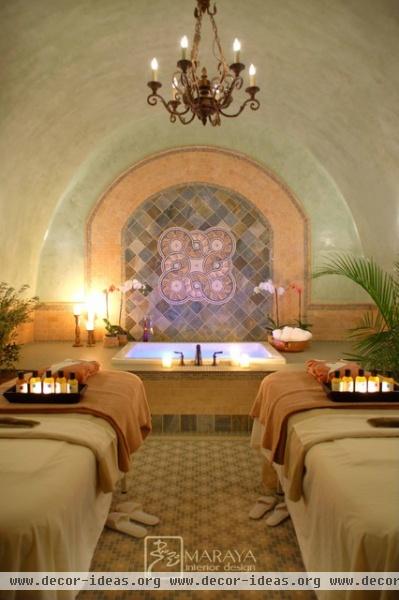 Spa Room Italian Tuscan Style - traditional - bathroom - san francisco