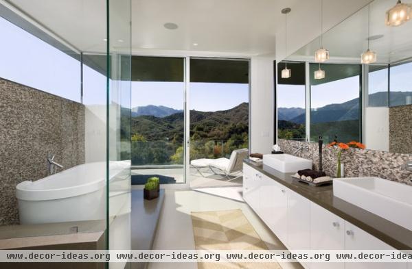 Abramson Teiger Lima Residence - contemporary - bathroom - los angeles