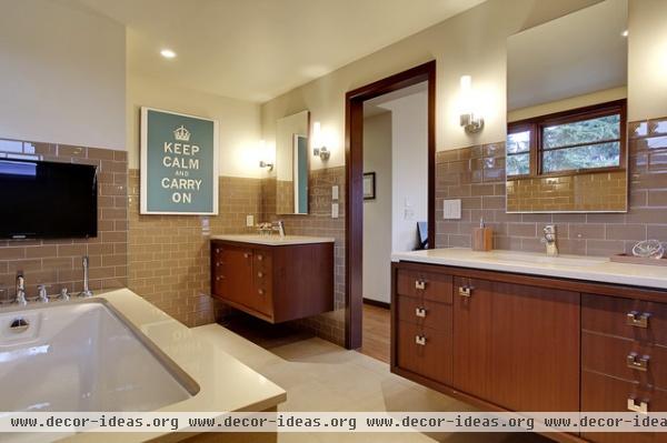 View Ridge Custom Home - contemporary - bathroom - seattle