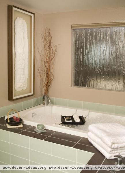 Zen Bathroom - soaking tub - asian - bathroom - seattle