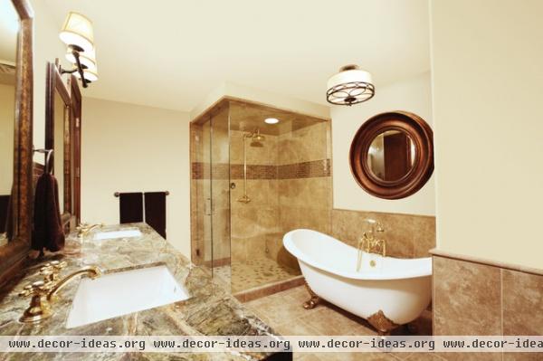 Silver Strike Lodge Penthouse - traditional - bathroom - salt lake city