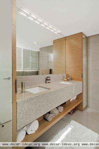 Apartment remodel - contemporary - bathroom - brisbane