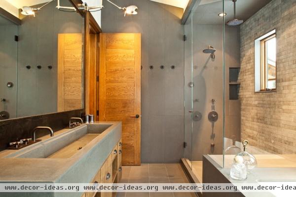 Elegant and Simple Master Bath - contemporary - bathroom - denver