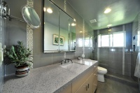 A Shower Room that Sparkles - modern - bathroom - los angeles