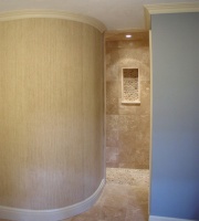 Walk-In Shower Entrance - traditional - bathroom - boston