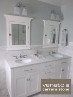 $7.00SF Carrara Subway Tile Marble 3x6' - traditional - bathroom - atlanta