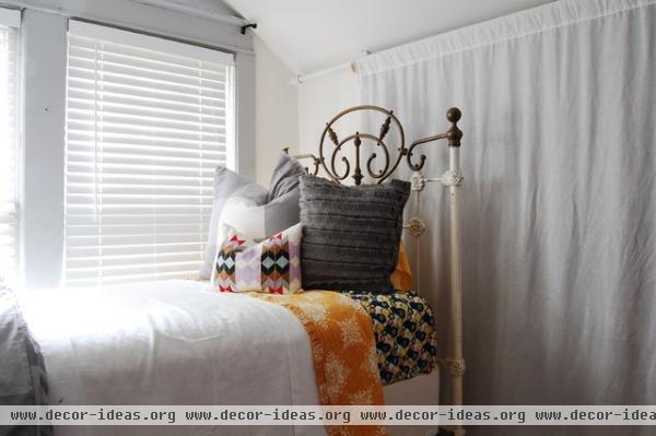 My Houzz: Modern meets Vintage in this Eclectic Nashville Home - eclectic - bedroom - nashville