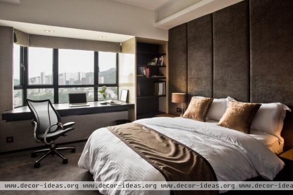 Mid-levels East - contemporary - bedroom - hong kong