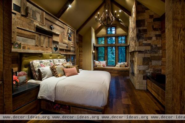 Mountain Cabin - contemporary - bedroom - phoenix