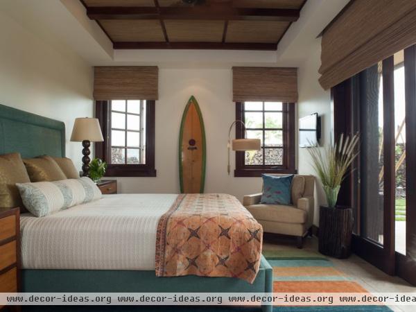 Mauna Kea home - tropical - bedroom - san francisco