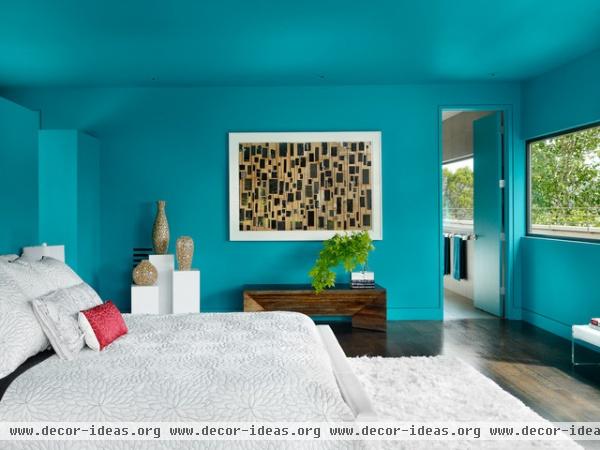 West Lake Hills Residence - modern - bedroom - austin