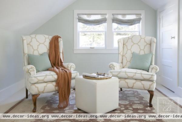 Attic Sitting Room - eclectic - bedroom - boston