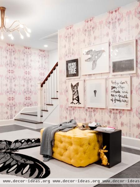 Fawn Galli Interior Design, Holiday House Hamptons - contemporary - bedroom - new york