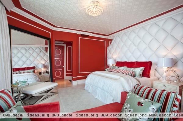 DKOR Interiors - Interior Design in Sunny Isles, FL Hollywood Regency - eclectic - bedroom - miami