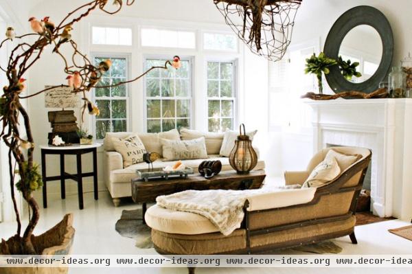 eclectic living room by Mina Brinkey