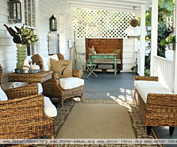 eclectic porch by Mina Brinkey