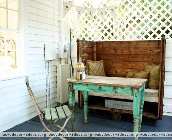 eclectic porch by Mina Brinkey