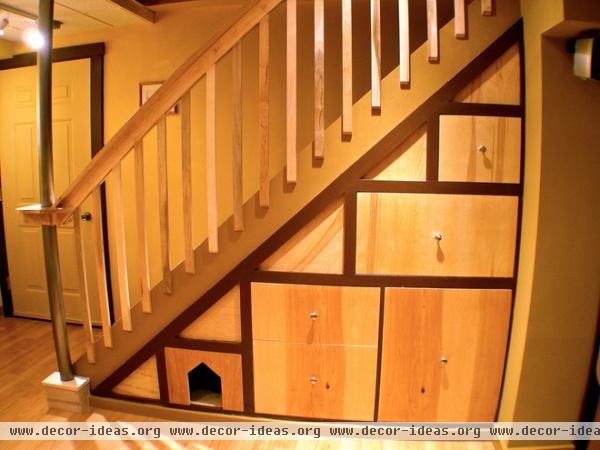 contemporary basement by Spring Creek Design