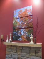 Mantel Makeover: From Builder's Grade to Live-Edge Wood