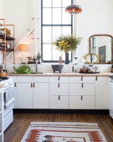 Bohemian Rustic Scandinavian Southwestern Vintage Kitchen