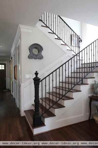 traditional staircase by Cedar Hill Interiors